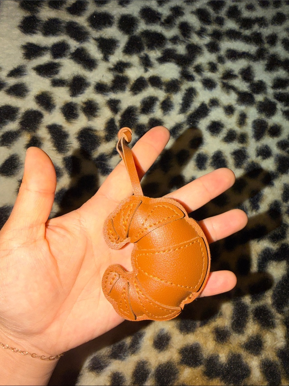 CROISSANT Leather Charm